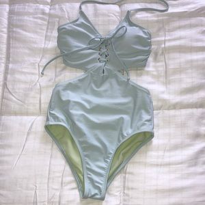 Teal Xhilaration One Piece Swimsuit